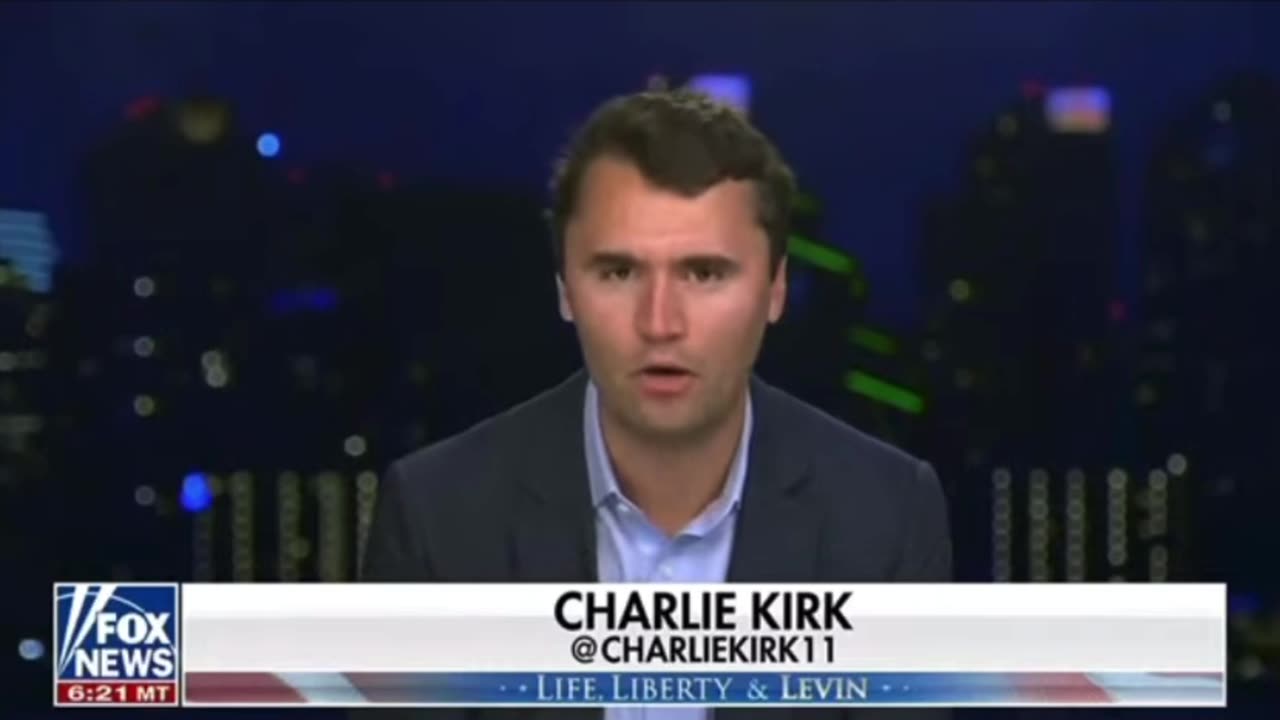 Thank you Charlie Kirk