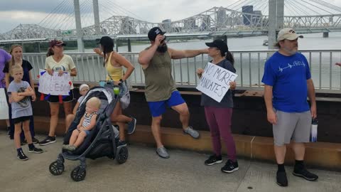 Walking Bridge Protest 8-14