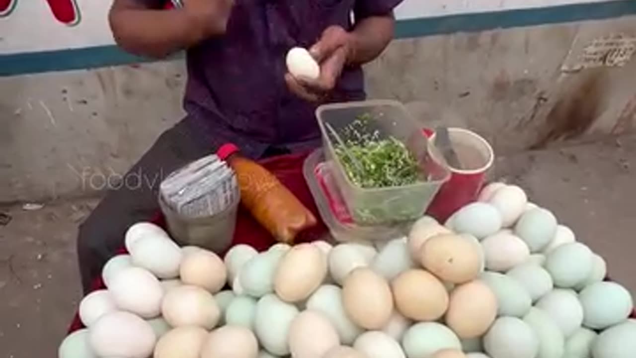 Boild eggs selling on street 🔥