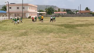 Children playing on a field