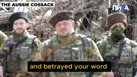 Don Cossacks send warning to Macron