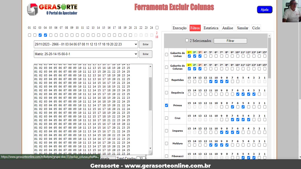 LOTOFACIL 2967 DICAS E ANALISE - CANAL GERASORTE