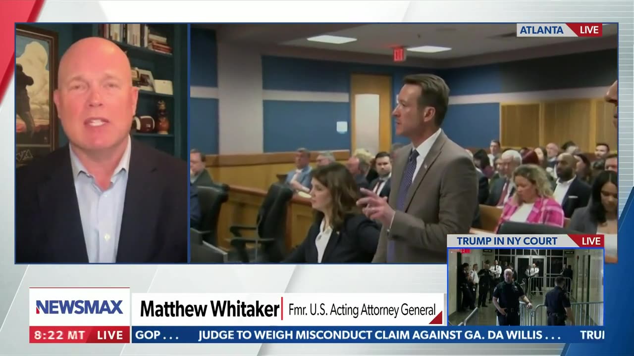 Matt Whitaker on The National Report - Newsmax 02.15.2024