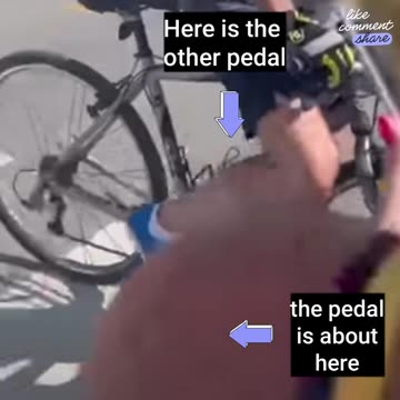 Biden falls off bike