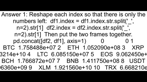 How combine two data frames in pandas