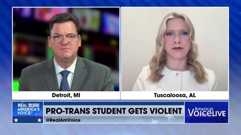 PRO-TRANS STUDENT GET VIOLENT