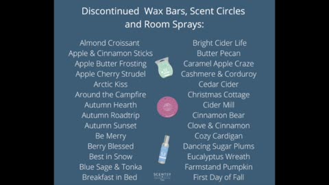Discontinued Scentsy Products in 2022