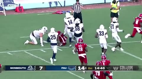 Monmouth vs Florida Atlantic Highlights | College Football Week 1 | 2023 College Football