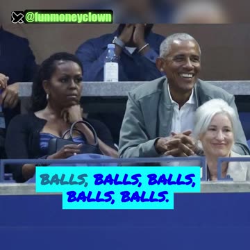 The Obama's talk balls. Parody