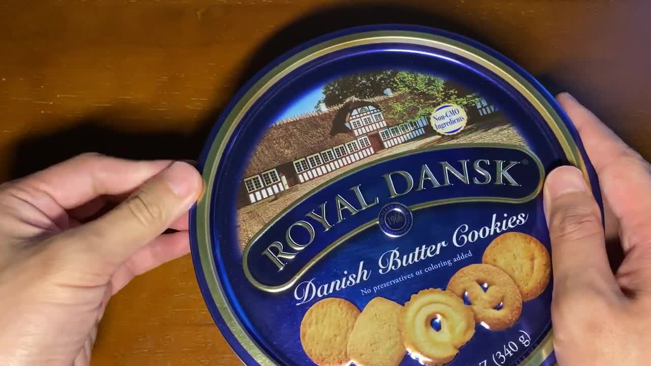 Royal Dansk Danish Cookie Selection - 12 Ounce - Silent Unboxing