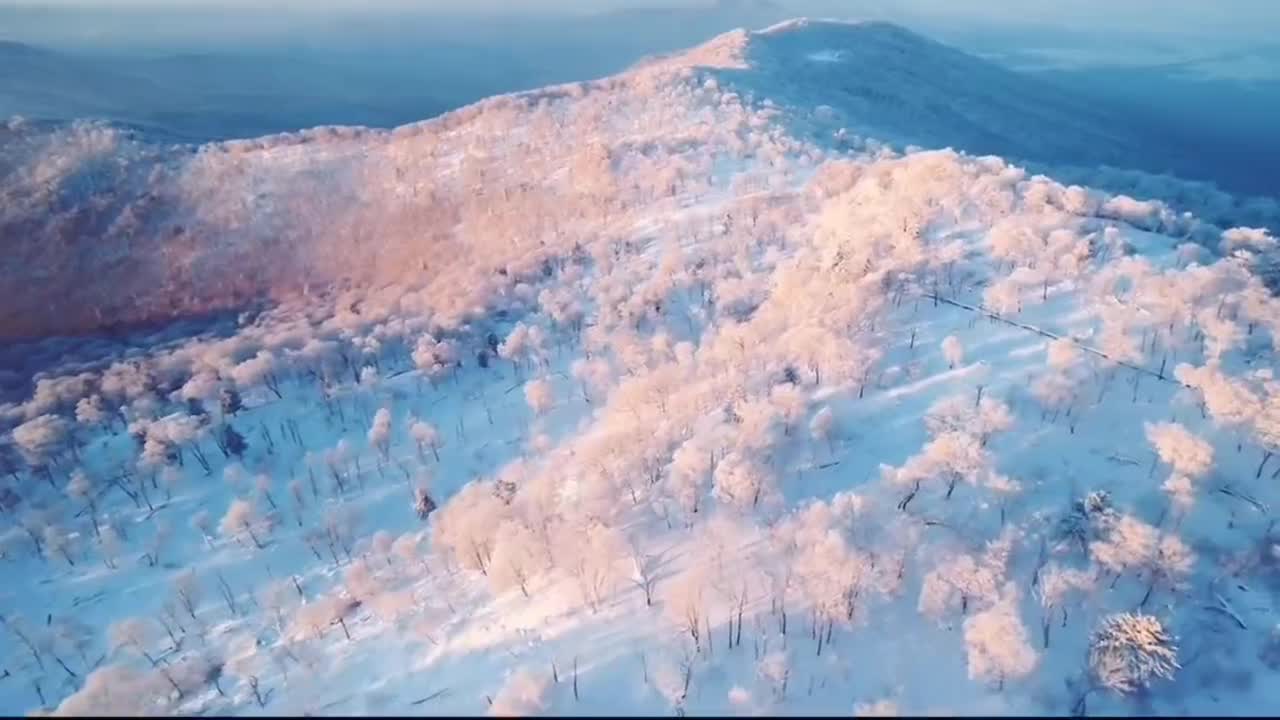 Snow, mountains, sky, healing