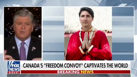 WOW, Sean Hannity has a strong message for Justin Trudeau.