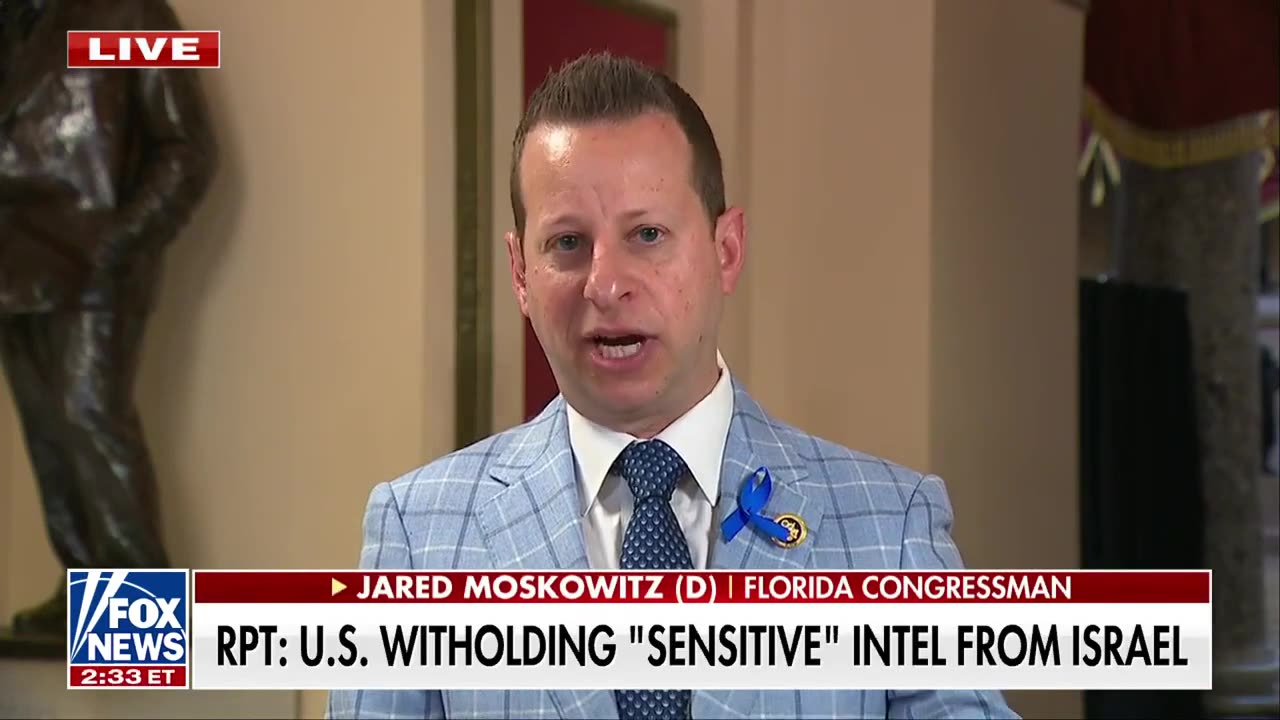 Jared Moskowitz calling the man who has betrayed Israel “a champion for Israel."