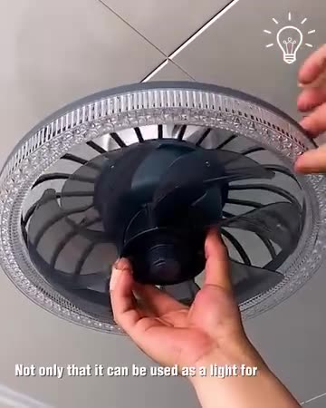 This invention can be used a light and an air fan all in one!