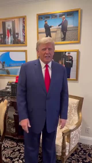 BREAKING: President Trump has a message to the voters at the polls. STAY IN LINE!