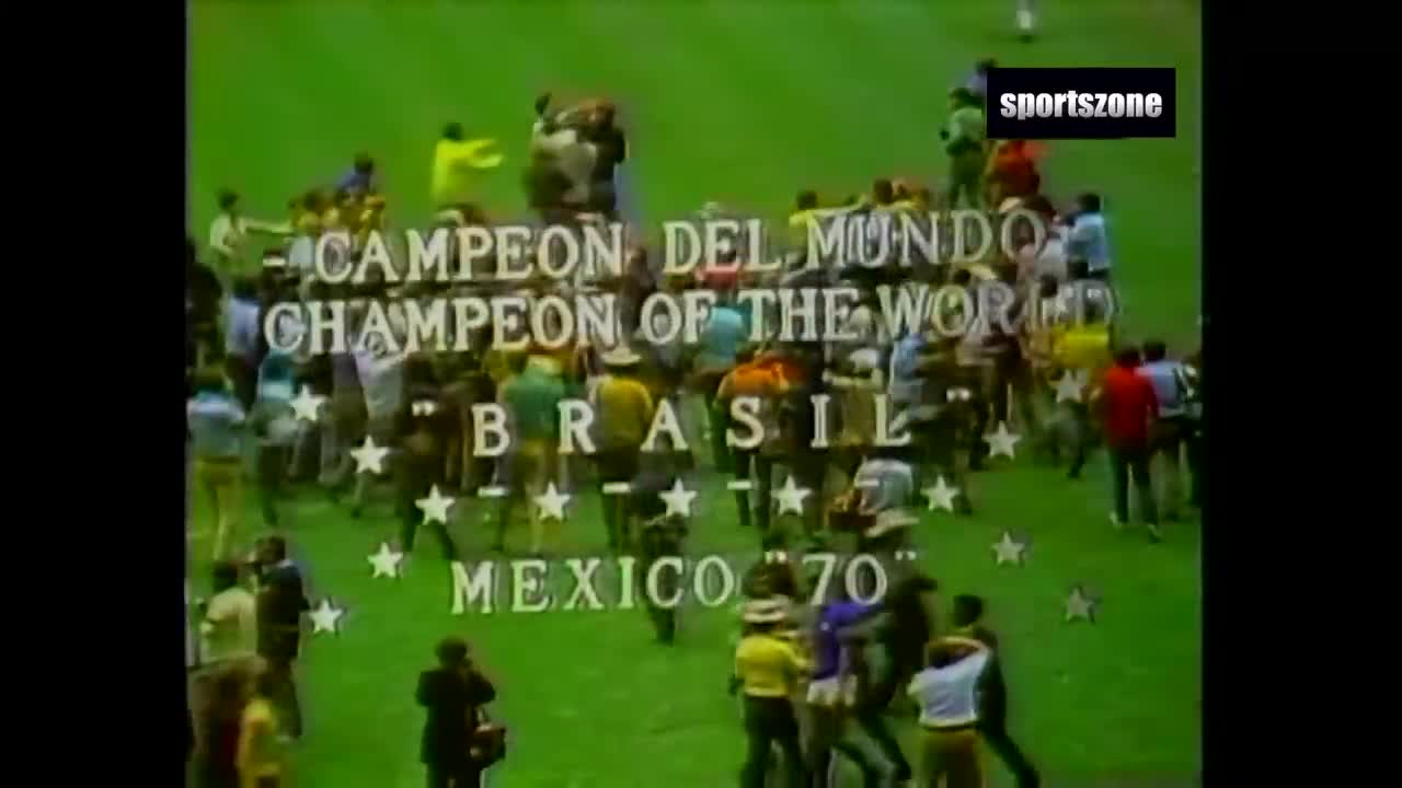 Final da copa de 1970 e Brasil Tri campeão