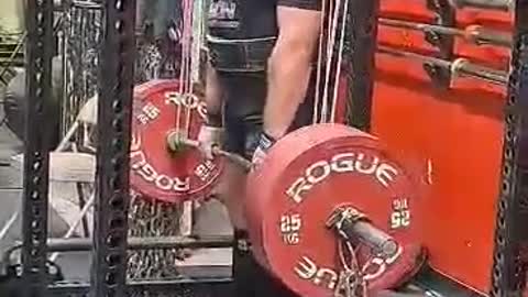 705 lb rack pull, plus 8 chains minus two bands