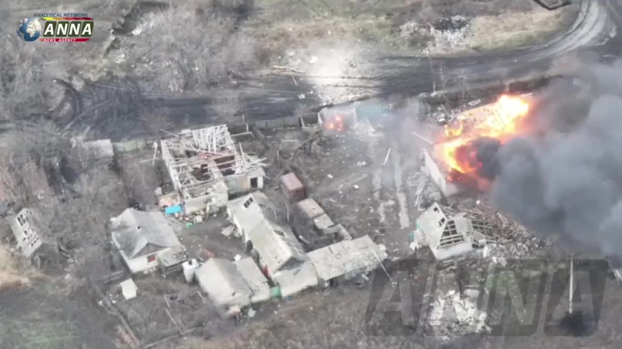 The process of destruction by the 488th Regiment of the Ukrainian stronghold