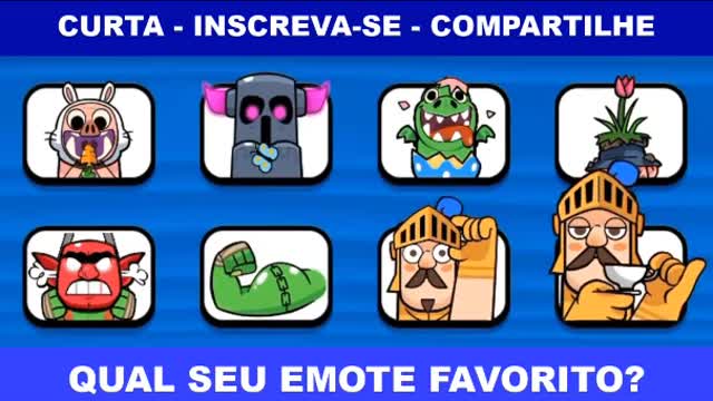 ALL EMOTES CLASH ROYALE PART 6