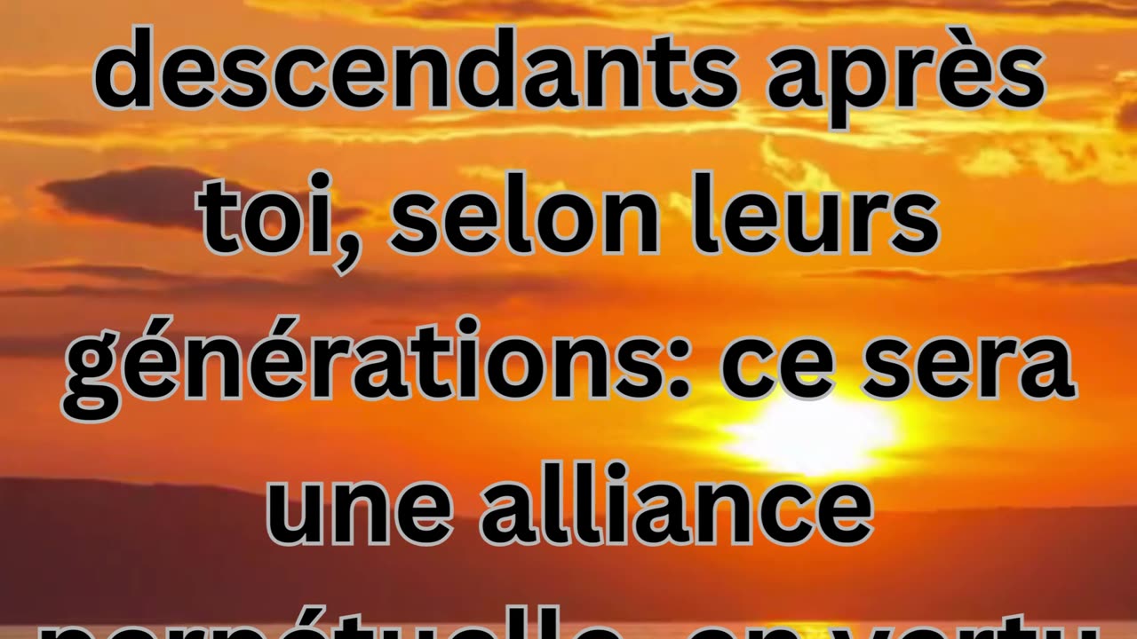 "La Promesse de l'Alliance : Genèse 17:7"