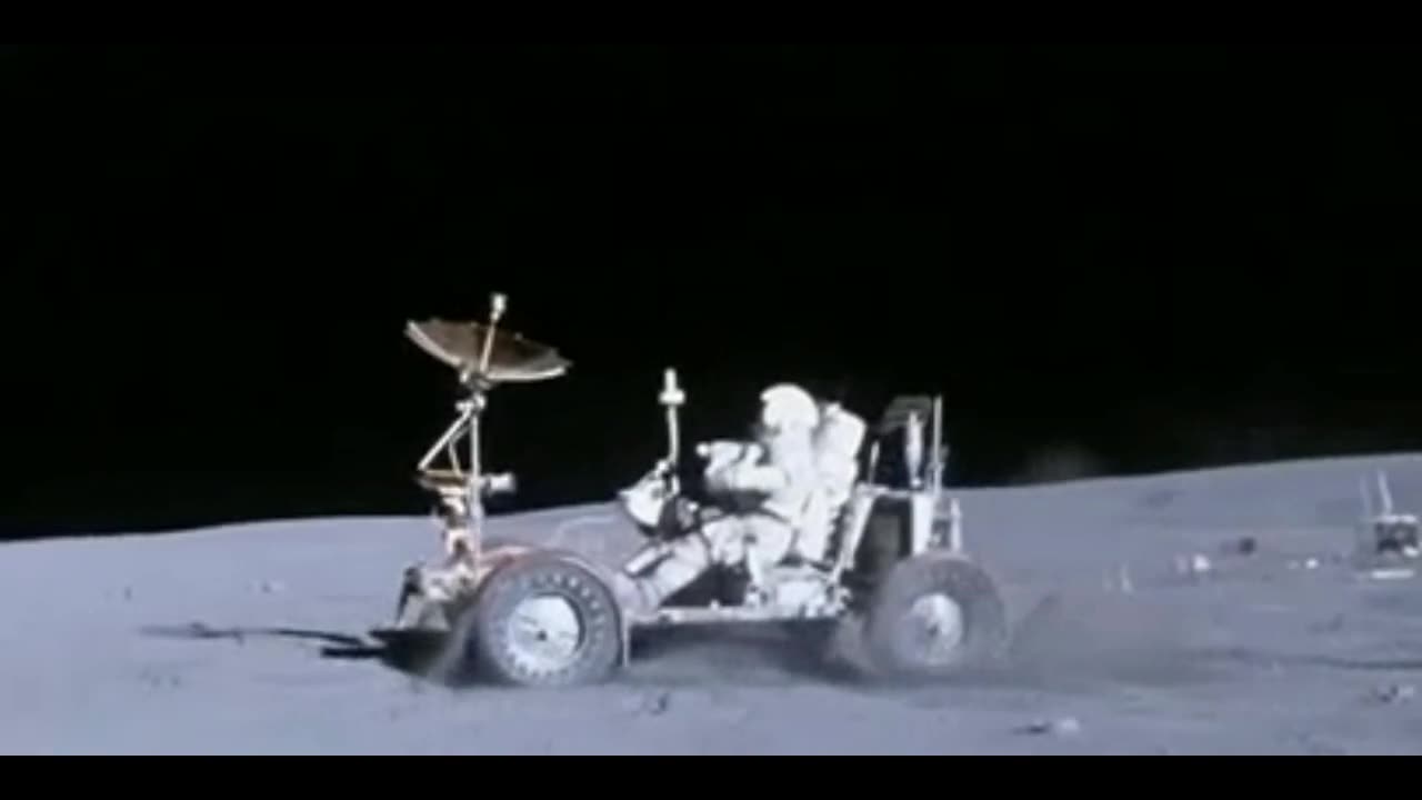 Moon Hoax -Rover Car Tire Dust Thrown up is Absorbed into Air Atmosphere in Nevada Fake Moon Bay