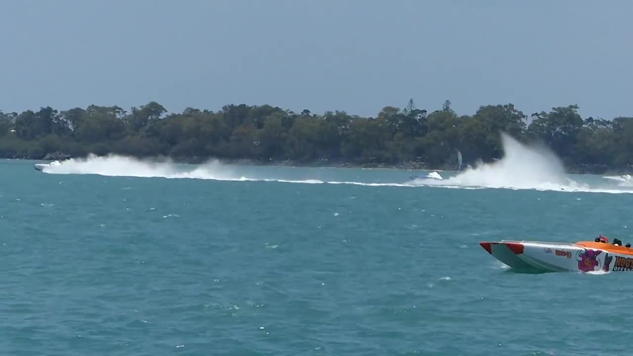 Offshore Super Boats Race Hervey Bay Queensland Australia Part 1