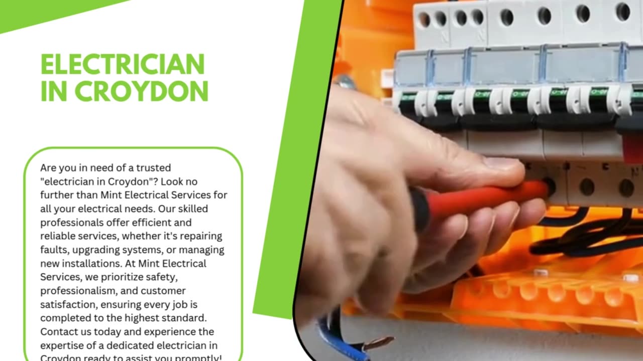 Expert Electrician in Croydon Offering Fast & Reliable Electrical Solutions