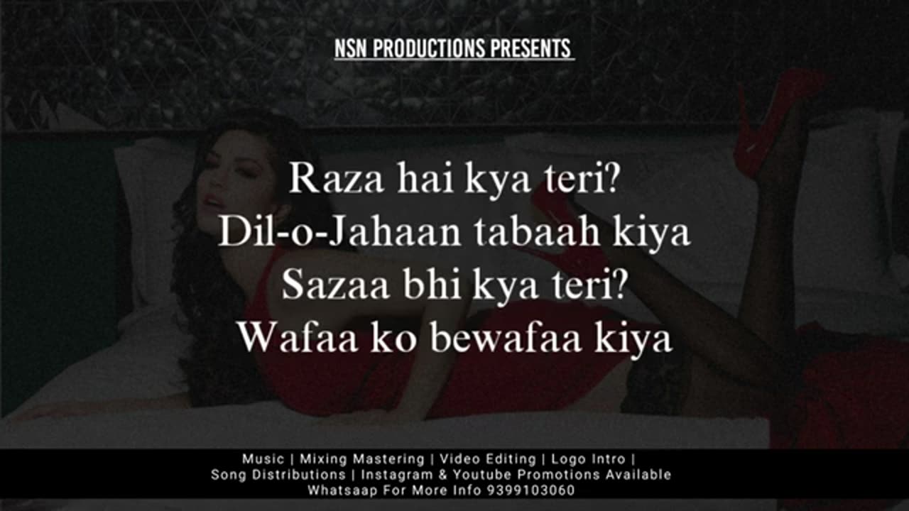 Yeh Jism Free Unplugged Karaoke Lyrics Jism 2 Ali Azmat Randeep Hooda, Sunny Leone