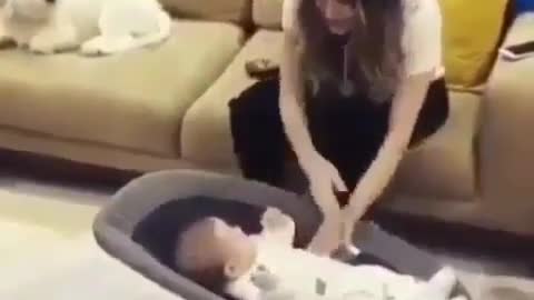 Mother took her