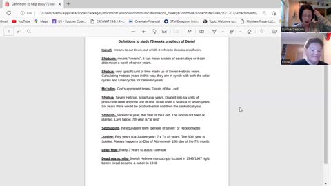 Daniel's prayer and 70 week prophecy