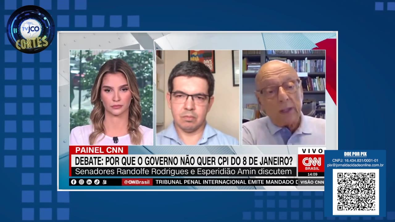 Ao vivo, senador deixa Randolfe com ‘cara de taxo’ em debate sobre CPMI do 8 de janeiro