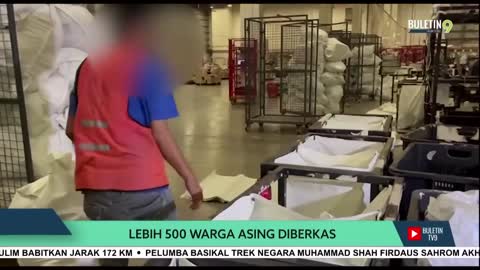 Lebih 500 Warga Asing Diberkas