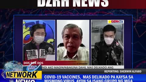 COVID-19 VACCINES, MAS DELIKADO PA KAYSA SA MISMONG VIRUS, AYON SA ISANG GRUPO NG MGA DOKTOR