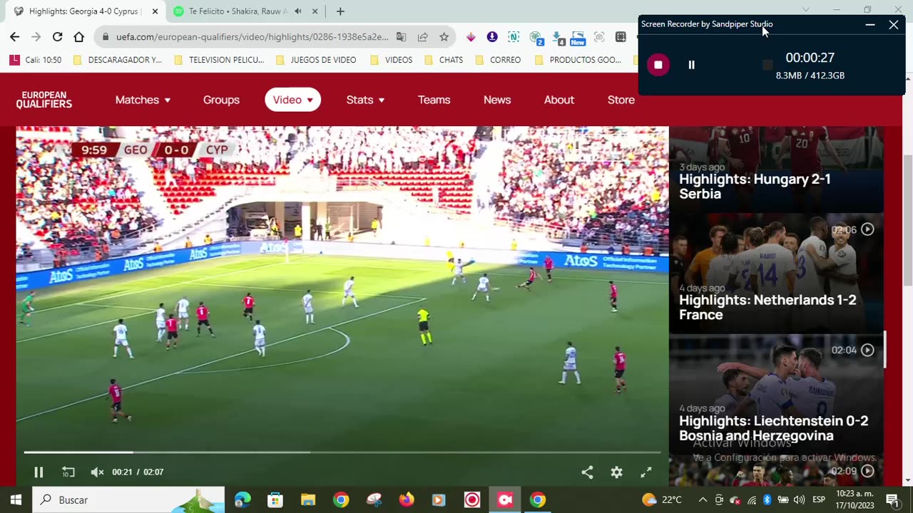 TE FELICITO SHAKIRA rauw alejandro goleada futbol fifa
