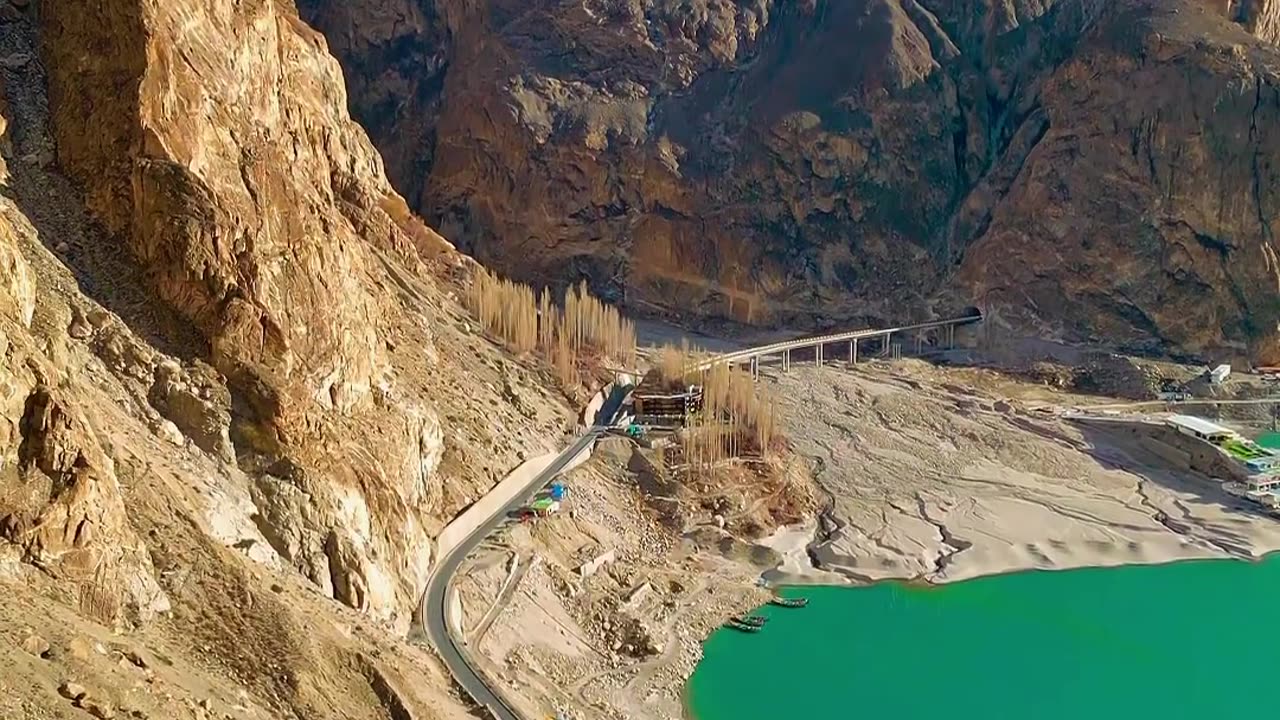 Majestic Ataabad Lake Hunza Gilgit Pakistan