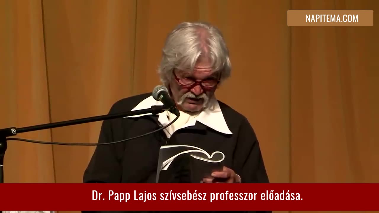 Dr. Papp Lajos szívsebész professzor nagyon fontos információkat oszt meg velünk.