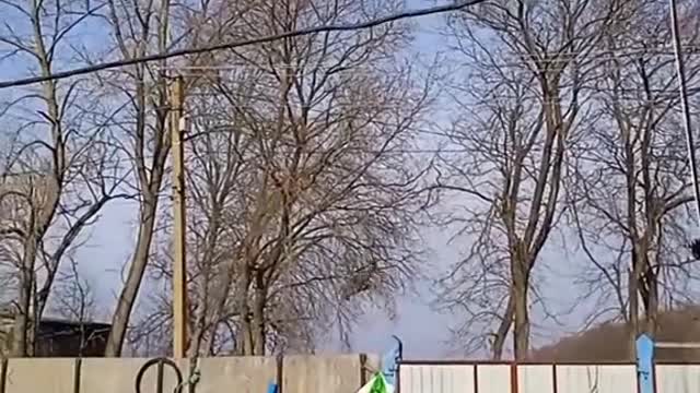 Russian "Crocodiles" Mi-24 are flying at low altitude over the Sumy region