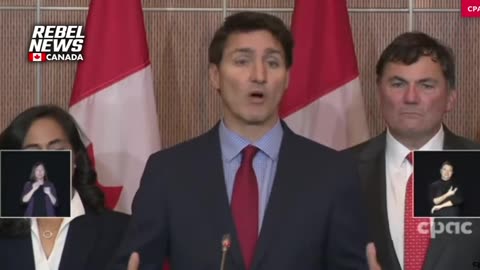 Trudeau doesn't get tired of repeating the same misinformation and doesn't