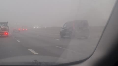 Fog Hazard on M25