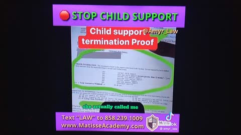 TERMINATE CHILD SUPPORT.- ENDURE THESE LAST DAYZ!...