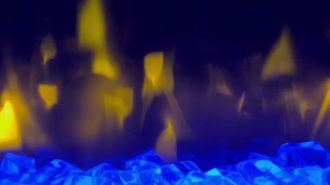 Satisfying Fireplace Electric 15 min Relaxing -- Mood Calming Blue Color // Sleep Original content