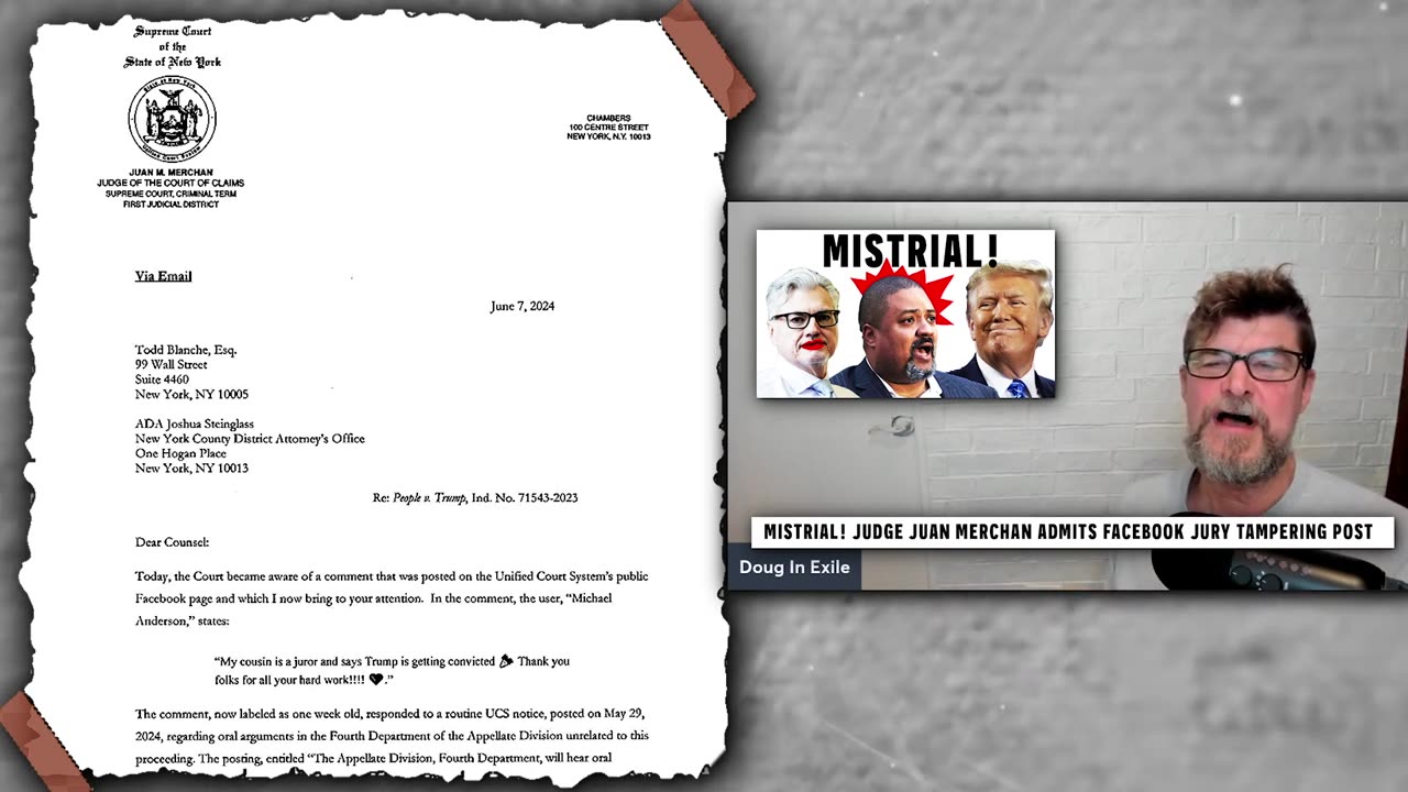240608 MISTRIAL- Judge Juan Merchan Admits Facebook Jury Tampering Post.mp4