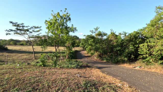 Walking Highway NIC14 to Cristobal Caballero & El Infiernito Villages Near León, Nicaragua