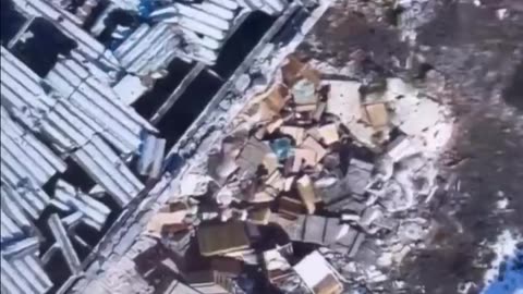 Ukrainian Drone Finds Massive Pile of Ammo