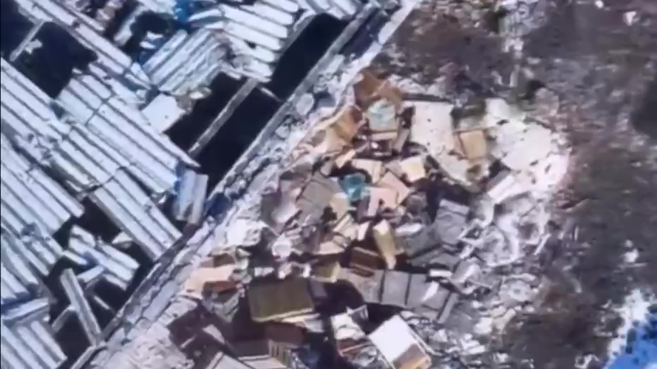 Ukrainian Drone Finds Massive Pile of Ammo