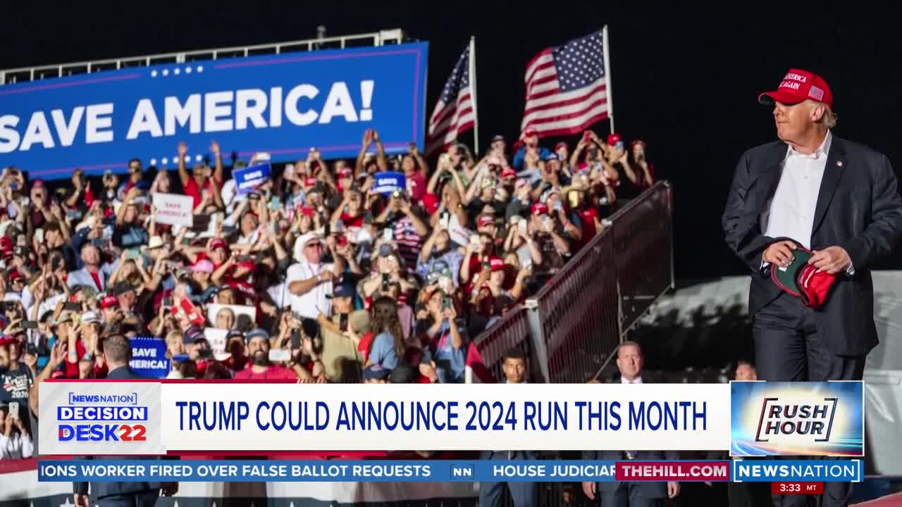 Trump signals 2024 announcement could be imminent _ Rush Hour