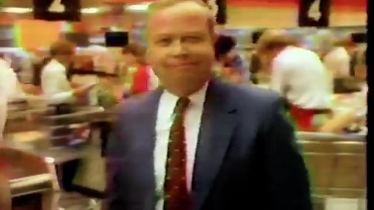 March 20, 1990 - Don Marsh Walks Through One of His Supermarkets