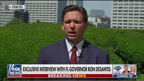 Gov DeSantis asked about 2024 announcement