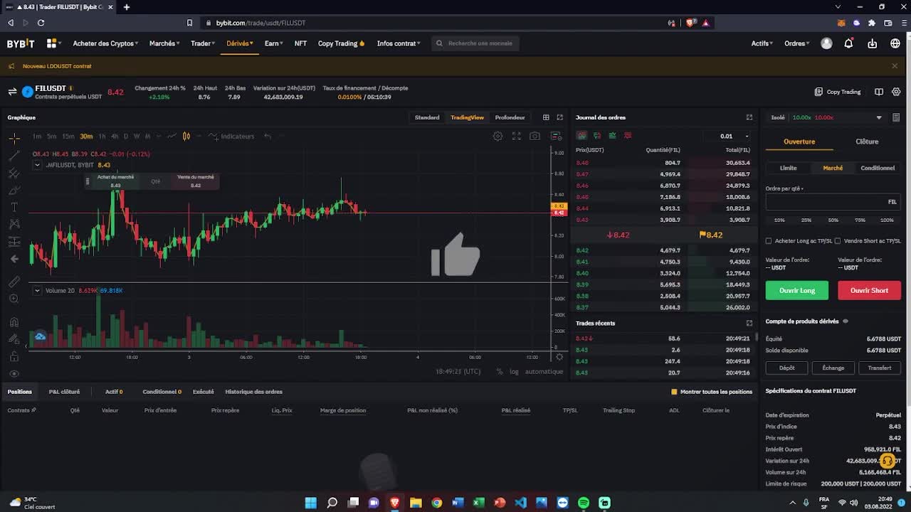 TAKE PROFIT PARTIELS SUR BYBIT TUTO 2022 FR