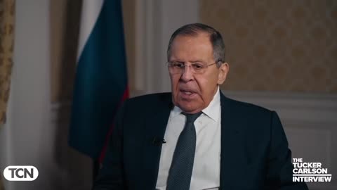 Tucker talks to Foreign Minister Sergey Lavrov